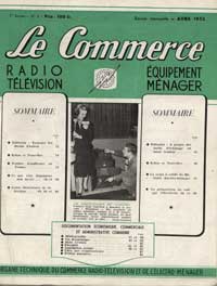 le commerce radioelectrique no 4 de 1952