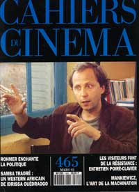 cahiers cinema no 465 