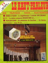 haut parleur no 1633