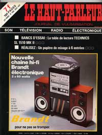 haut parleur no 1635