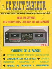 haut parleur no 1721