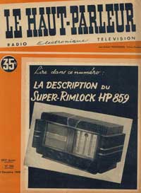 haut parleur no 859 