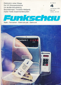 funkschau no 4 de 1973