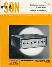 revue du son no 163